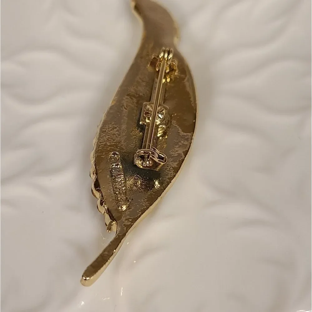 Vintage Leaf Brooch
